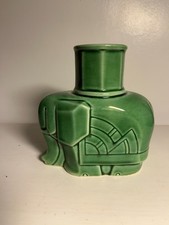 DARTMOUTH POTTERY Green Art Deco Elephant  JUG 1950s D248