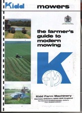 Kidd "Clipper" Grass Mower and Mower Conditioner Brochure Leaflet