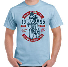 Cycling T-Shirt Pedal Pusher Club Mens Funny Bicycle Racing Team Bike Racer