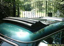 Classic mini British open new Black folding sunroof top cover & fit kit Webasto