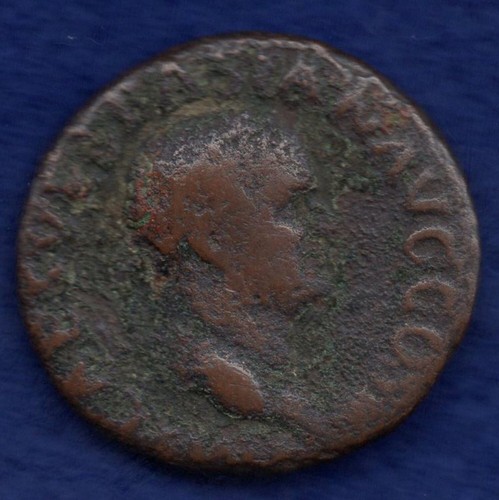 Roman vespasian ad69 as - ae,
