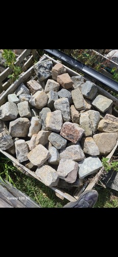 Granite cobble stones - granite,