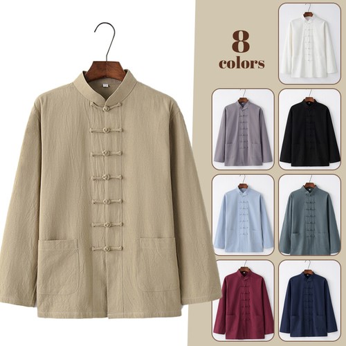 Mens cotton linen chinese - cotton,