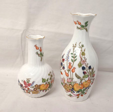 Aynsley Fine Bone China Small Bud Vases "Somerset" - Made in England