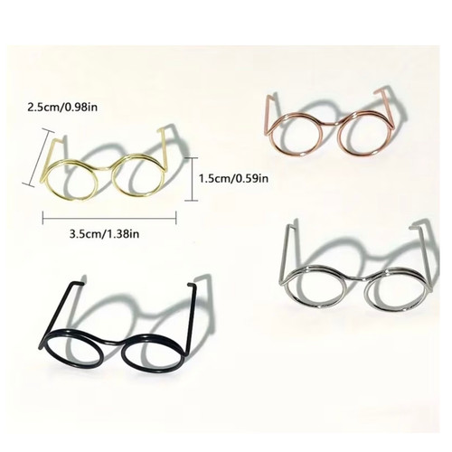 Pcs miniature wire glasses - 3,