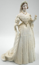 COALPORT FIGURINE QUEEN VICTORIA WEDDING 150th ANNIVERSARY FIGURINE COMPTON LTD