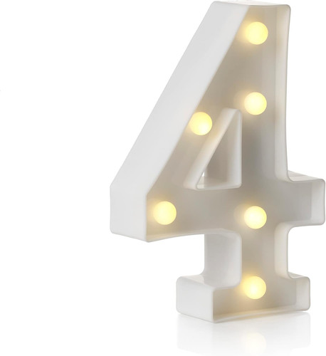 Led light number sign - light,