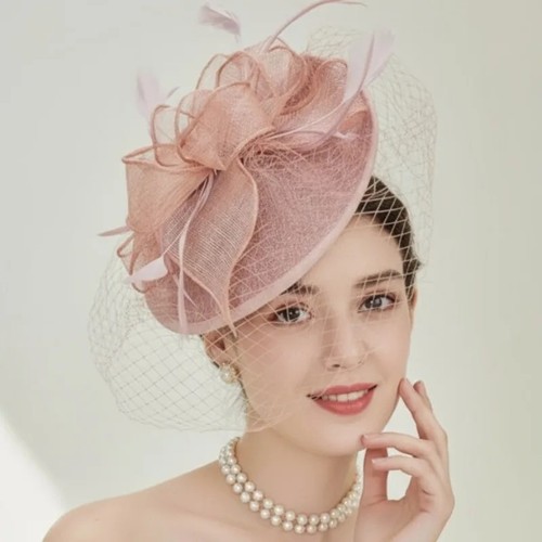 Saucer sinamay headband - saucer,