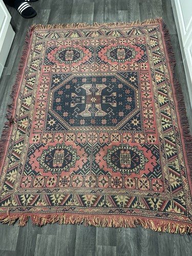 Vintage multicoloured rug