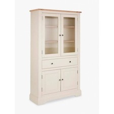 Laura Ashley Dorset Storage Cabinet White/Natural
