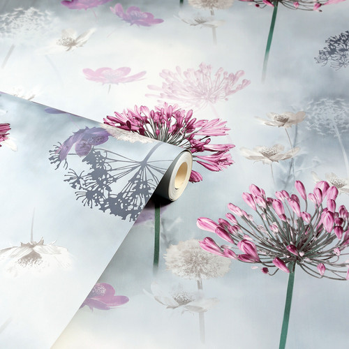 Spring meadow wallpaper floral - meadow,