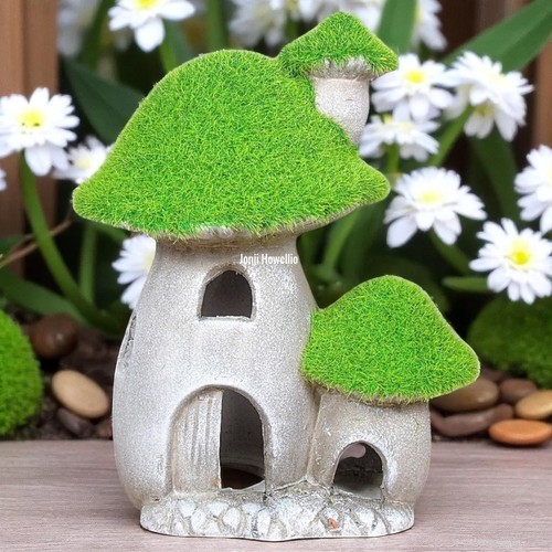 Grassy double toadstool - grassy,