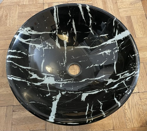 Glass sink basin - glass,