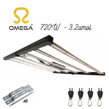 Omega Black LED Grow Light – 720W - Full Spectrum - 3.2 UMOL