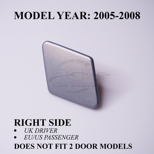 Right headlight washer cover - right,
