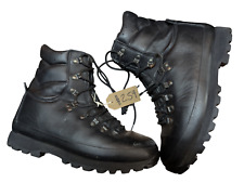 Altberg Black Leather Vibram Sole British Combat Boots Size 8M UK #259