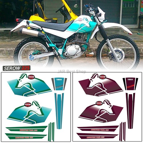 Serow 225 sticker fuel tank - 225,