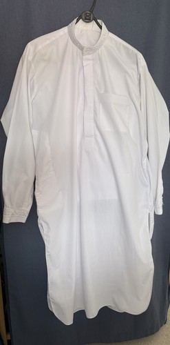 Men white shalwar - white, kameez