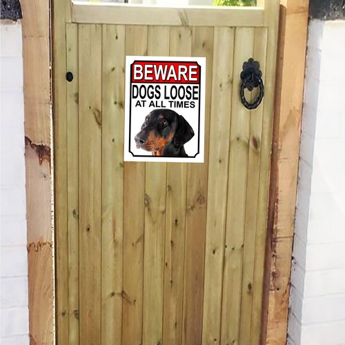 Beware dogs loose all - loose, at
