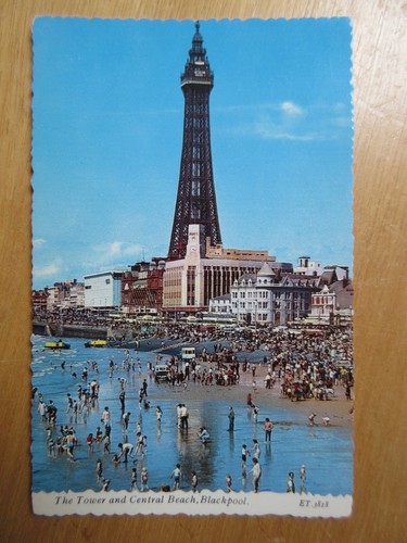Old postcard the tower and - old, of