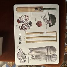 Cricket Place Mats X 4 