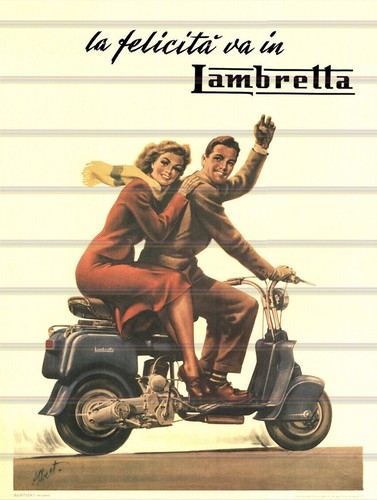 Lambretta retro vintage metal - lambretta,,