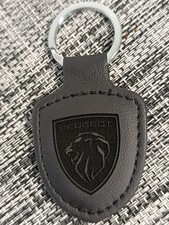 Peugeot Leather Metal Key