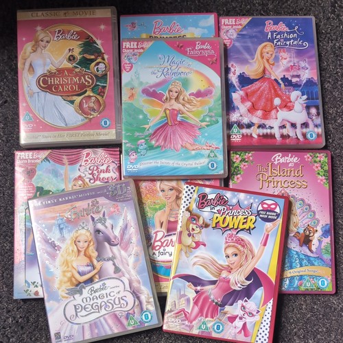 Barbie dvds bundle collection - barbie,
