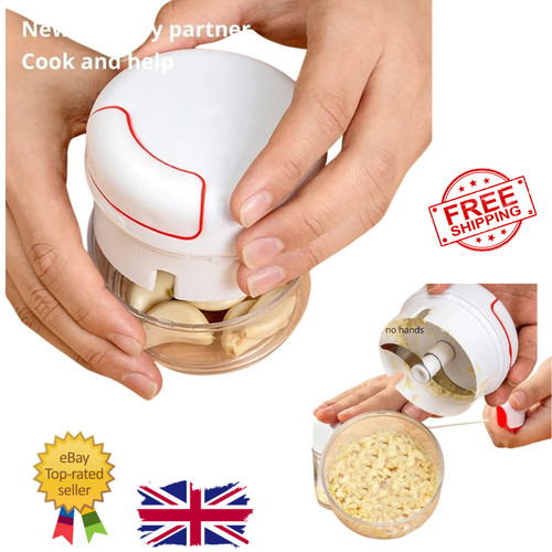 Manual garlic chopper hand - manual,