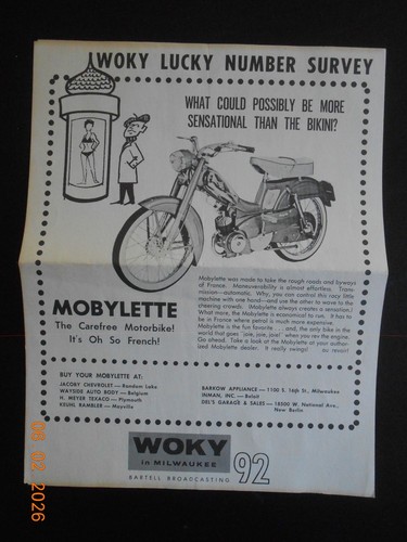 1966 mobylette moped motorbike - 1966,