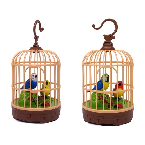 Realistic singing bird - realistic, cage