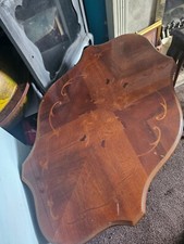 Coffee table mahogany inlaid - coffee,