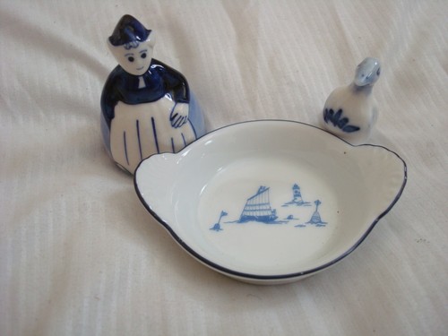 Lot vintage blue white - of,
