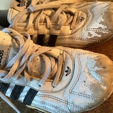 Vintage Well Used Adidas Goodyear Team Trainers Size Uk 5