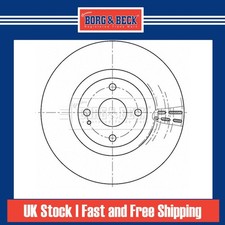 2x Brake Discs Vented For Mazda MX-5 RF ND 2.0 Borg & Beck Front N25133251