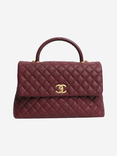 Chanel maroon 2017 caviar - maroon,
