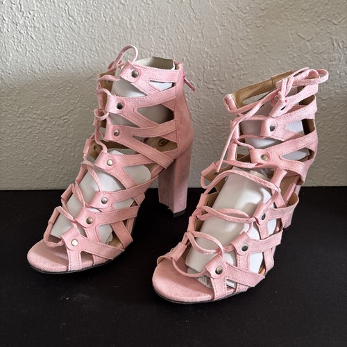 Chase chloe pink faux suede - &,