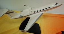Bravo Delta Gulfstream IV (G-IV ) Executive Business Jet Wooden Display Model