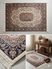 Handmade silk rug - handmade, vintage