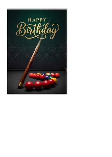 Snooker themed birthday - snooker,