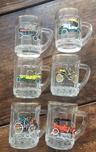 Vintage glass mini tankards - vintage,