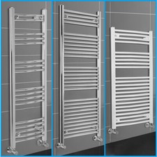 Chrome White Bathroom Heated