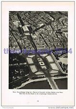 Place de la Concorde (Aerial View), Paris, France, Photogravure Illustrationatio