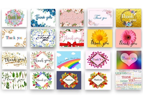 Thank you postcards notes - postcards,