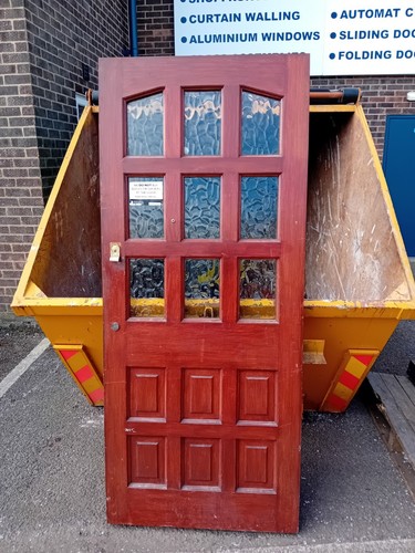 Reclaimed solid mahogany front - mahogany,