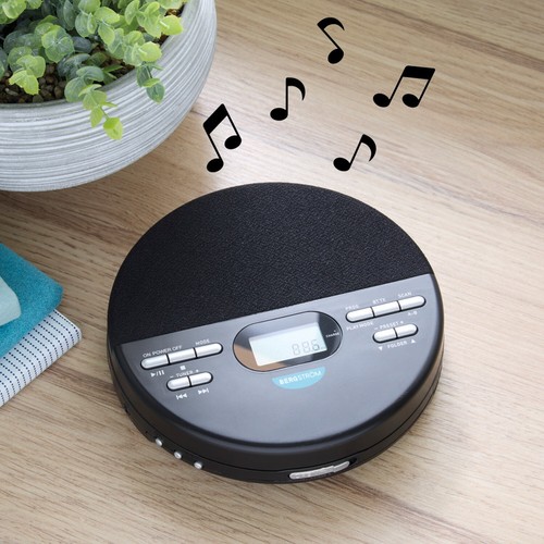 Portable player with - cd,