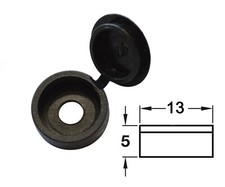 * Pack of 100 Plastic BLACK