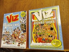Viz Comic Annuals, The Jester's Shoes & The Pieman's Wig 