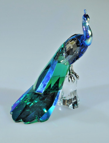Swarovski crystal peacock - crystal,
