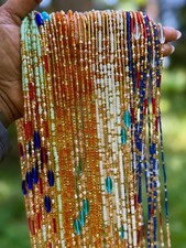 African waist beads tie - african,
